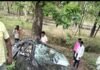 बैहर से मंडला रोड पर कार रोड किनारे पेड़ से टकराई