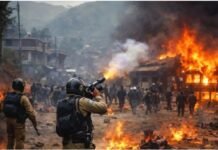 राष्ट्रपति शासन हटते ही मणिपुर में हिंसा का नया दौर; उखरुल में 20 से ज्यादा घरों को जलाया, 5 दिनों के लिए इंटरनेट बंद