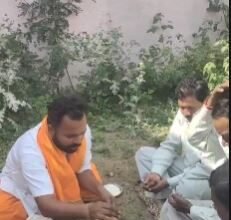 पांढरवानी में हनुमान-शिव मंदिर के नवनिर्माण के लिये हुआ भूमिपूजन