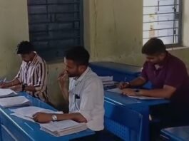 सांदीपनी (उत्कृष्ट विद्यालय) में उत्तरपुस्तिकाओं का मूल्यांकन कार्य जारी