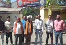 हीरापुर में हनुमान जयंती पर चोला धारण को लेकर विवाद