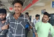 नशे में धुत युवक रेलवे पटरी के बीच में सोया, युवक के ऊपर से निकला इंजन, बाल-बाल बची जान !