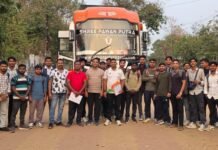 माँ तुझे प्रणाम” योजना के तहत बालाघाट का युवा दल, भारत की अंतराष्ट्रीय सीमा के लिए रवाना