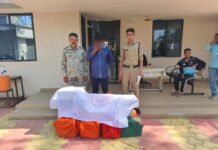 134 लीटर देशी शराब के साथ एक आरोपी गिरफ्तार- फरार आरोपी की तलाश