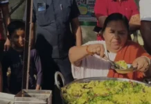 टीकमगढ़ में बुलडोजर कार्रवाई के विरोध में उमा भारती सड़क पर उतरीं, पोहा-जलेबी बेचकर गरीबों के हक की उठाई आवाज