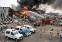 पीथमपुर में भीषण हादसा: रामकी एनवायरो कंपनी में ब्लास्ट, एक किमी दूर तक गूंजी आवाज, मचा हड़कंप