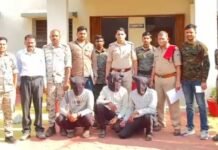 कोहकाडिबर बलवा कांड: तीन आरोपी गिरफ्तारफरार 6 आरोपीयो की तलाश