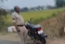 थानेगाँव के पास दो बाइकों में भीषण भिड़ंत, एक गंभीर रूप से घायल, आरोपी चालक फरार