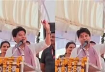 जेब से निकाला प्याज, 51 डिग्री में भी इसी नुस्खे से खिला रहता है ज्योतिरादित्य सिंधिया का चेहरा, कहा- आप भी आजमाएं