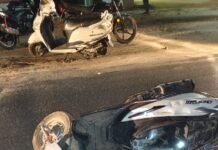 ट्रैक्टर की जबरदस्त टक्कर से युवक की दर्दनाक मौत