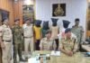 पुलिस का बड़ा धमाका: २५ लाख के मशरूका के साथ चोर गिरोह के ६ सदस्य गिरफ्तार