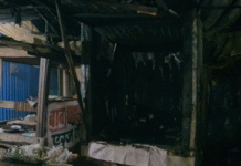 पान ठेले में लगी आग, 50 हजार का हुआ नुकसान