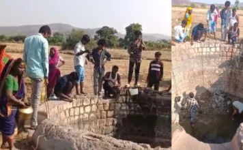 बैतूल में जलसंकट : नल सूखे, हैंडपंप बंद… कुएं में उतरने को मजबूर लोग
