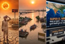 भारत पर भी मंडरा रहा ‘सुपर एल-नीनो’ का खतरा, बढ़ेगी भीषण गर्मी, सूखा और बाढ़ से टूट सकते हैं 150 साल पुराने रिकॉर्ड