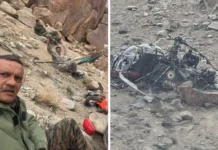 लद्दाख में भारतीय सेना का चीता हेलीकॉप्टर क्रैश, तीन अधिकारी घायल; वायरल हुई सेल्फी