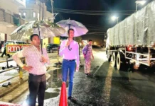मुरैना में आधी रात को सड़क पर उतरे कलेक्टर-एसपी: बिना नंबर के वाहनों के खिलाफ हाईवे पर चलाया 4 घंटे चेकिंग अभियान