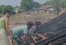 गर्राटोला में किसान का आशियाना जलकर खाक
