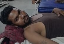 पत्नी को लेने ससुराल गए युवक पर साले ने किया हमला-लठ से पीटकर किया घायल