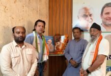 कांग्रेसियों ने पूर्व प्रधानमंत्री स्व. राजीव गांधी को किया याद
