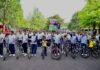 फिट इंडिया मूवमेंट के तहत 123 बटालियन भरवेली में निकली साइकिल रैली