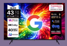 New Smart TV: 10,999 रुपये में QLED TV लॉन्च, THOMSON लेकर आई 32, 40, 43 इंच के नए मॉडल