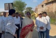 विधायक अनुभा मुंजारे ने निर्माणाधीन कार्यों का किया निरीक्षण,