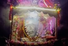 सांई मंदिर का भक्तिभाव के साथ मनाया गया पांचवा स्थापना दिवस, पनबिहरी से शिर्डी वाले सांई बाबा की निकाली गई पालकी यात्रा