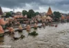 उज्जैन में भारी बारिश के कारण शिप्रा नदी का जलस्तर बढ़ा, राम घाट के किनारे स्थित कई मंदिर पानी में डूबे