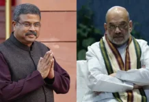 अमित शाह से मिलने पहुंचे धर्मेंद्र प्रधान, संसद तक पहुंचे प्रदर्शनकारी: पुलिस ने छोड़े आंसू गैस के गोले