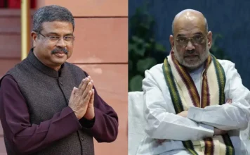 अमित शाह से मिलने पहुंचे धर्मेंद्र प्रधान, संसद तक पहुंचे प्रदर्शनकारी: पुलिस ने छोड़े आंसू गैस के गोले