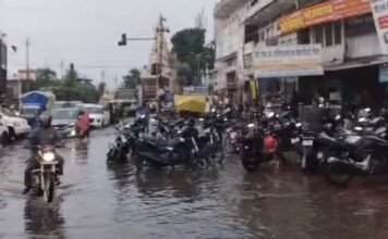 4 दिन बाद नगर में हुई 2 घण्टे की बारिश, किसानों को मिली राहत
