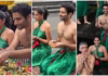 अर्चना पूरन सिंह के बेटे आयुष्मान ने मंदिर में कराया शुद्धिकरण, मंगेतर संग 13 फव्वारों के नीचे नहाकर मांगी मुराद