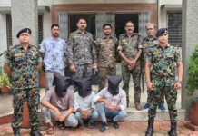 कुल्हाडी डंडे से जानलेवा हमले के तीनों आरोपी गिरफ्तार