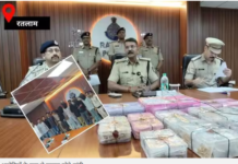 रतलाम: सोना लूट का 48 घंटे में पर्दाफाश, साढ़े पांच करोड़ के सोना-चांदी के साथ छह गिरफ्तार, 300 कैमरे के फुटेज से मिला सुराग