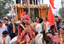 नगर में हर्षोल्लास के साथ मनाई गई अमर शहीद वीरांगना रानी अवंतीबाई की जयंती