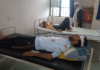 यात्री बस और कार की आमने-सामने भिड़ंत, ५ युवक घायल, ३ की हालत गंभीर