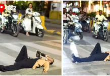 इंदौर में जेब्रा क्रॉसिंग पर लेटकर रील बनाने वाली युवती पर FIR, नोटिस देकर छोड़ा; लाइक्स-फॉलोअर्स के लिए रोका था ट्रैफिक