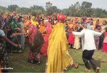 मातृशक्ति के नेतृत्व में सेलोटपार में धूमधाम से निकाली भव्य कावड़ यात्रा