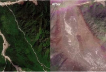 नेपाल में जलप्रलय का भयानक मंजर: सैटेलाइट तस्वीरों ने बयां की तबाही की दास्तान, देखें पहले और बाद का नजारा