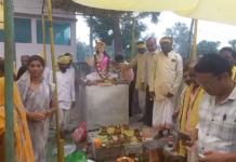 शहीद बिरसा मुंडा सामुदायिक भवन में स्थापित हुई पाहंदी पारी कोपार लिंगो की प्रतिमा