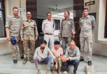 गोवंश वध मामले में तीन आरोपी गिरफ्तार कर भेजे गए जेल, एक आरोपी फरार