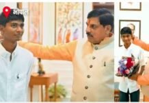 राजगढ़ के 20 साल के ‘बिट्टू तबाही’ की पलट गई किस्मत, सीएम मोहन यादव से मिले, अकेले दम पर साफ की पूरी नदी