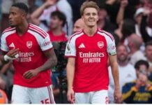 EPL: ओडेगार्ड के विनिंग गोल के दम पर पिछड़ने के बावजूद आर्सेनल ने चेल्सी को 2-1 से शिकस्त दी