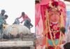 उज्जैन में मलबे के बीच यूं ही डटी है खड़े हनुमान जी की मूर्ति, पुरातत्व विशेषज्ञ प्रोफेसर ने बताया 1000 साल पुराना इतिहास