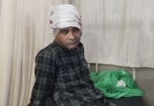 चलती ट्रेन से उतरते समय गिरा यात्री