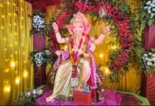 नगर में रिद्धि.सिद्धि के दाता भगवान गणेश की आराधना जारी
