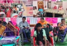 ट्राइसाइकिल लेने व्हीलचेयर पर पहुंचे 200 दिव्यांग, विधायक नहीं आए तो रद्द हो गया शिविर, खाली हाथ लौटे लोग