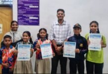 राज्य स्तरीय वुशु प्रतियोगिता में बालाघाट के खिलाड़ियों ने जीते पांच पदक