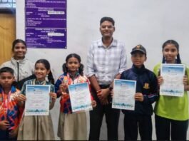 राज्य स्तरीय वुशु प्रतियोगिता में बालाघाट के खिलाड़ियों ने जीते पांच पदक
