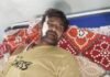 तेज रफ्तार कार ने मोटरसाइकिल को मारी टक्कर: चालक घायल